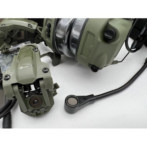 6TH GEN TACTICAL HEADSET тактическая гарнитура, звукосниматель и шумоподавление, активные в Комсомольске-на-Амуре