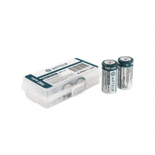 Аккумуляторные батареи RCR123 ARTELV 3.7V Li-Ion 750 mAh в Комсомольске-на-Амуре