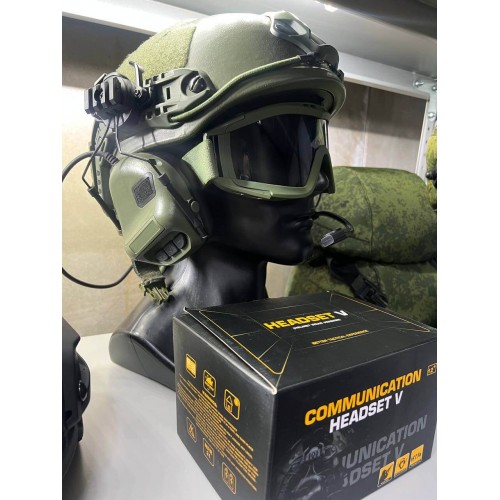 "COMMUNICATION HEADSET V" Активные тактические наушники для стрельбы в Комсомольске-на-Амуре