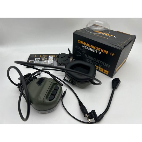 "COMMUNICATION HEADSET V" Активные тактические наушники для стрельбы в Комсомольске-на-Амуре