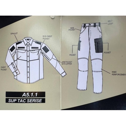 Костюм тактический А5.1.1 «Офицер» (брюки + рубашка) в Комсомольске-на-Амуре