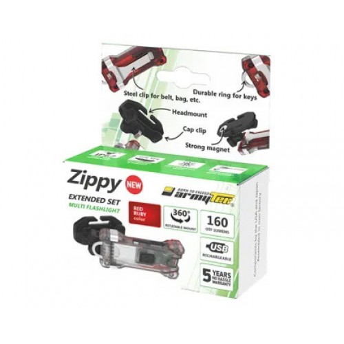 Наключный фонарь Armytek Zippy Extended Set (Red Ruby) в Комсомольске-на-Амуре