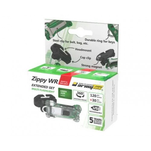 Наключный фонарь Armytek Zippy Extended Set WR (Green Jade) в Комсомольске-на-Амуре