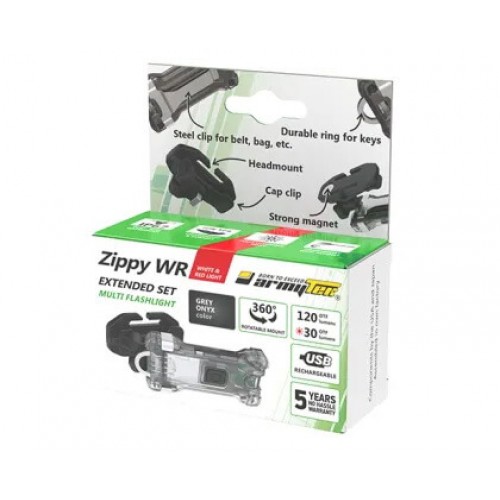 Наключный фонарь Armytek Zippy Extended Set WR (Grey Onyx) в Комсомольске-на-Амуре