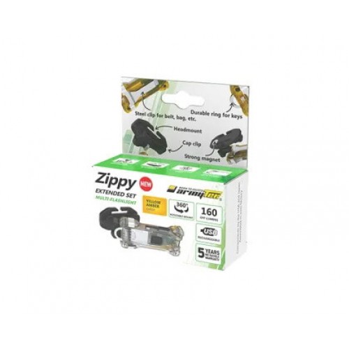 Наключный фонарь Armytek Zippy Extended Set (Yellow Amber) в Комсомольске-на-Амуре