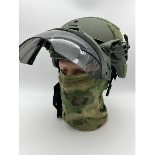 Откидные тактические нашлемные очки с креплением для шлема FAST/MICH/Ops-Core и другим моделям современных тактических шлемов в Комсомольске-на-Амуре